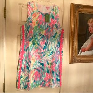 NWT Lilly Pulitzer Mila Shift Dress, Size 16